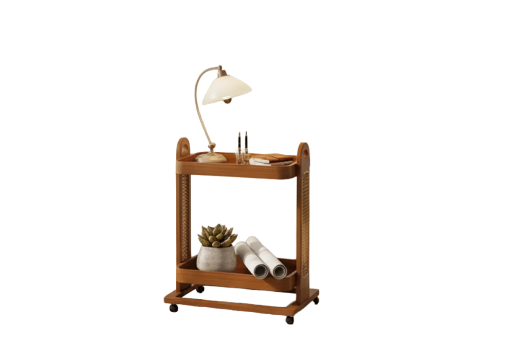 The TR-06 Woven Charm Trolley: Functional Art for the Modern Home