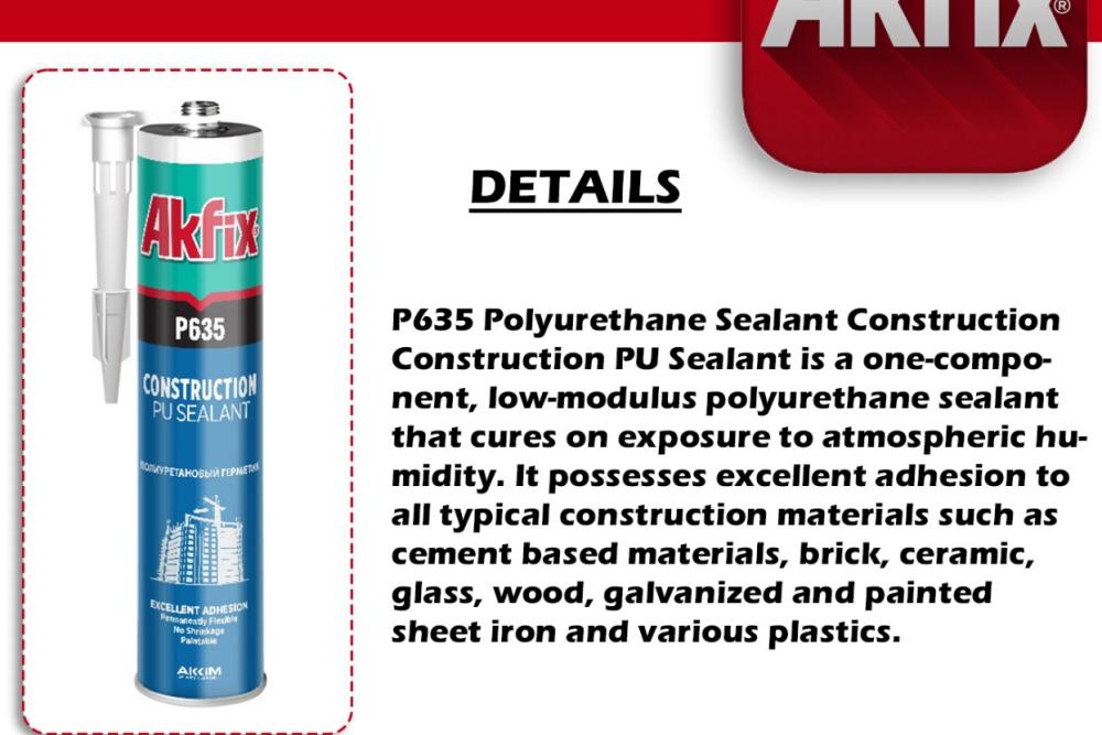 P635 Polyurethane Sealant Construction