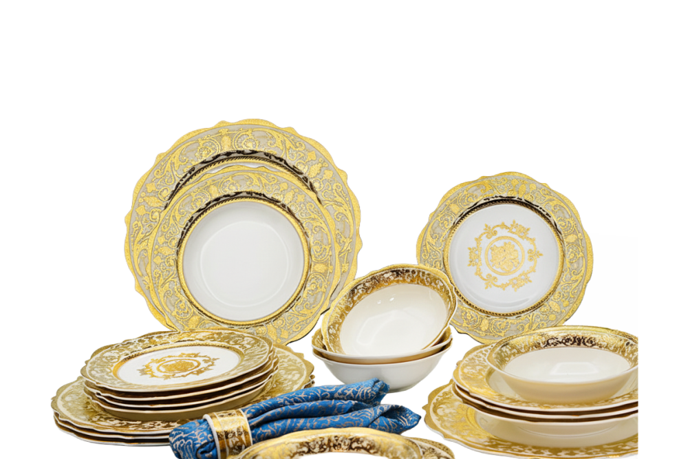 Exquisite European Style Ceramic Dinnerware Set – The Perfect Gift for Six