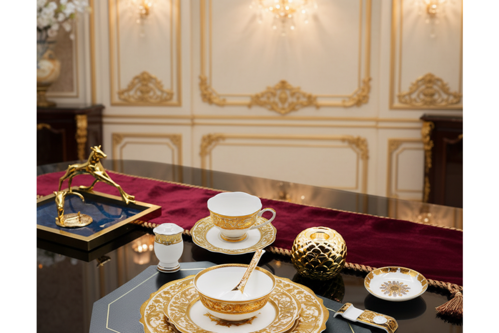 Exquisite European Style Ceramic Dinnerware Set – The Perfect Gift for Six