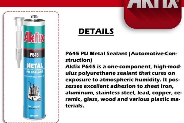 P645 PU Metal Sealant (Automotive-Construction)